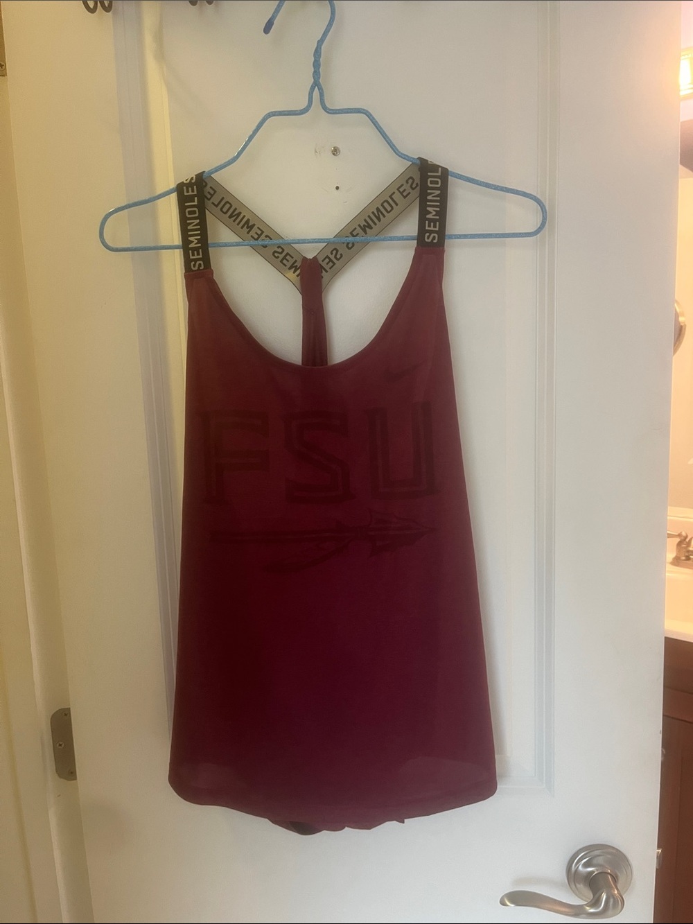 Nike Seminoles Women's Maroon Racerback Tank Top